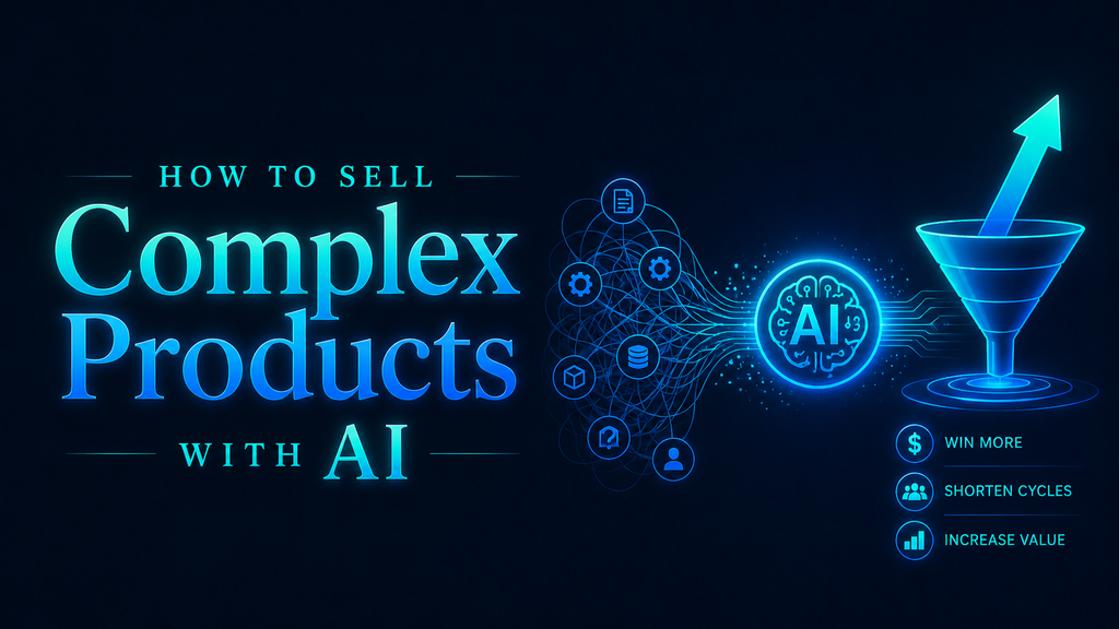 How to sell complex products with AI